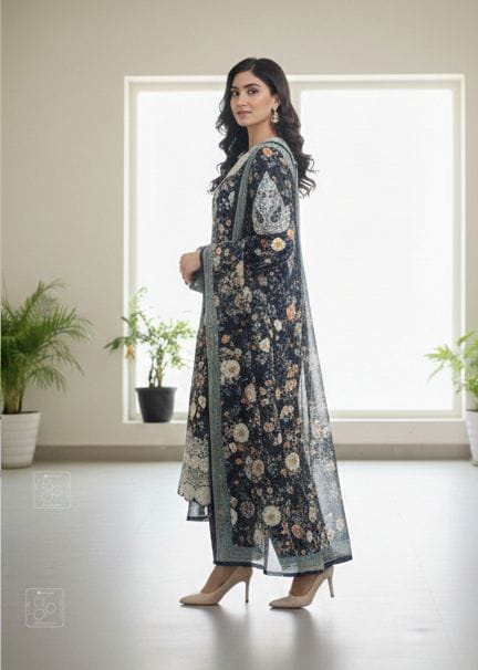 Nazaakat-e-Siyah three piece suit
