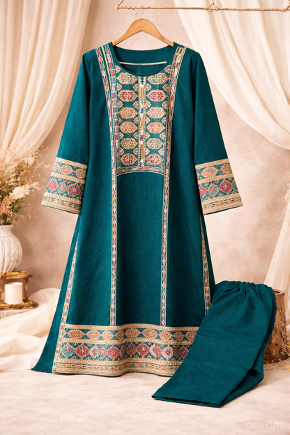 Rang-e-Zar – Royal Embroidered 3PC Suit