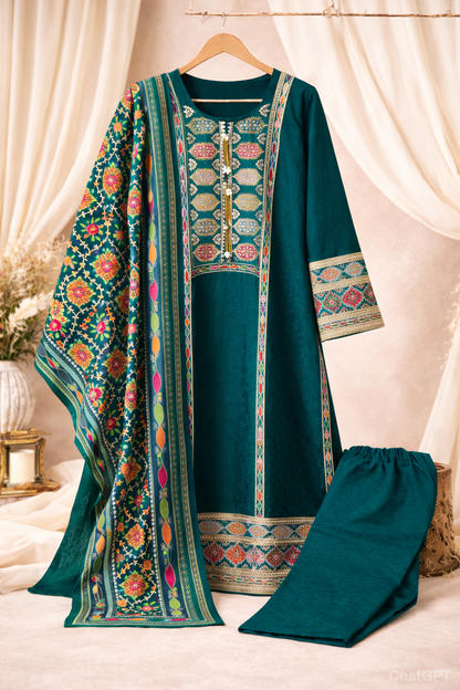 Rang-e-Zar – Royal Embroidered 3PC Suit
