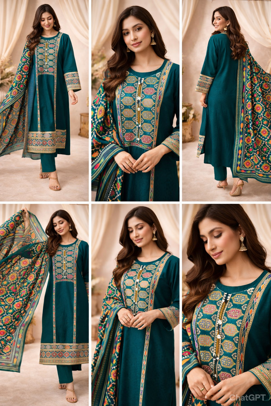 Rang-e-Zar – Royal Embroidered 3PC Suit