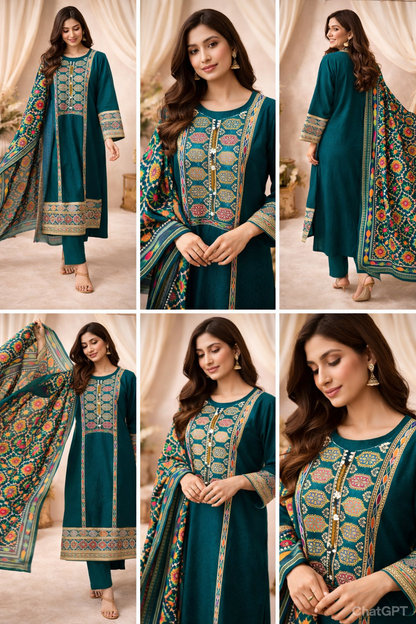 Rang-e-Zar – Royal Embroidered 3PC Suit